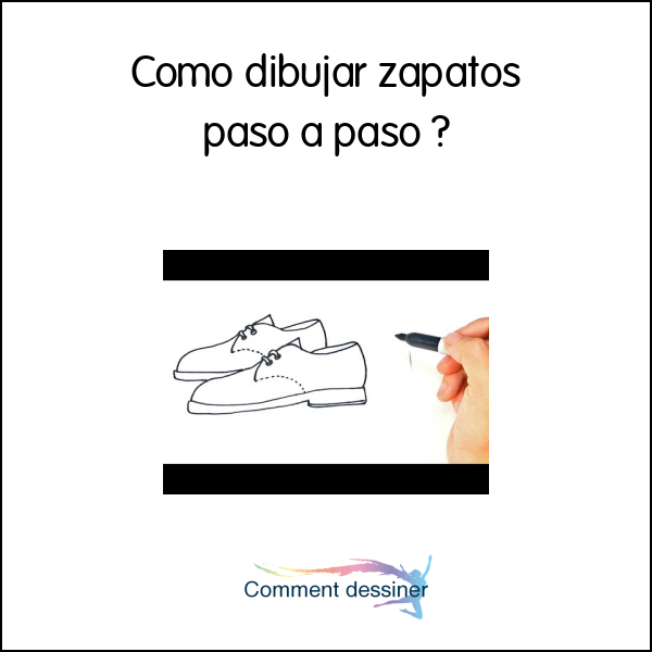 Como dibujar zapatos paso a paso